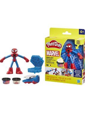 Play-Doh Marvel Spider-Man Thwip Squisher Action Figure Playset NEW